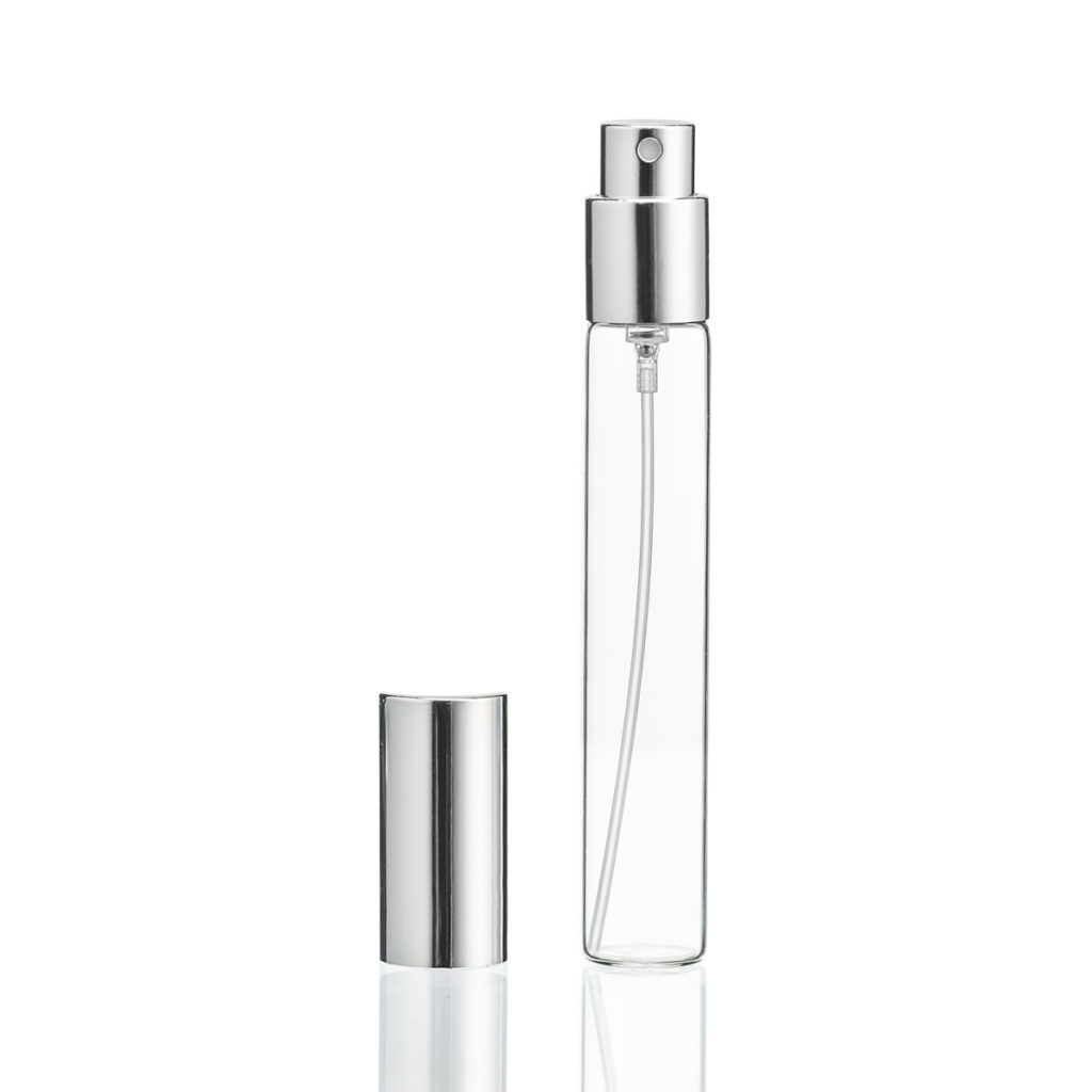 15ml Glass Purse Spray Shiny Silver ACS Promotions