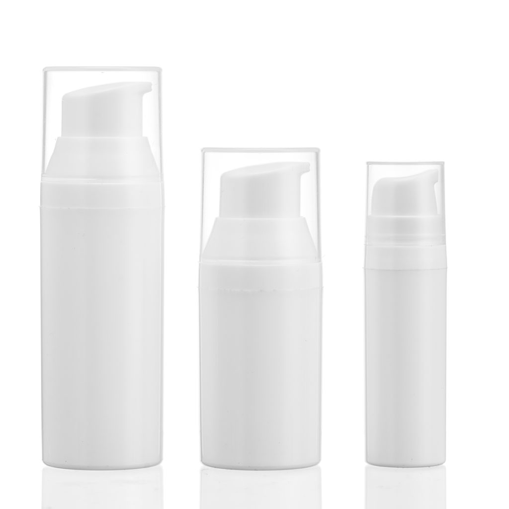 Download White Airless Bottles with Clear Overcap - ACS Promotions